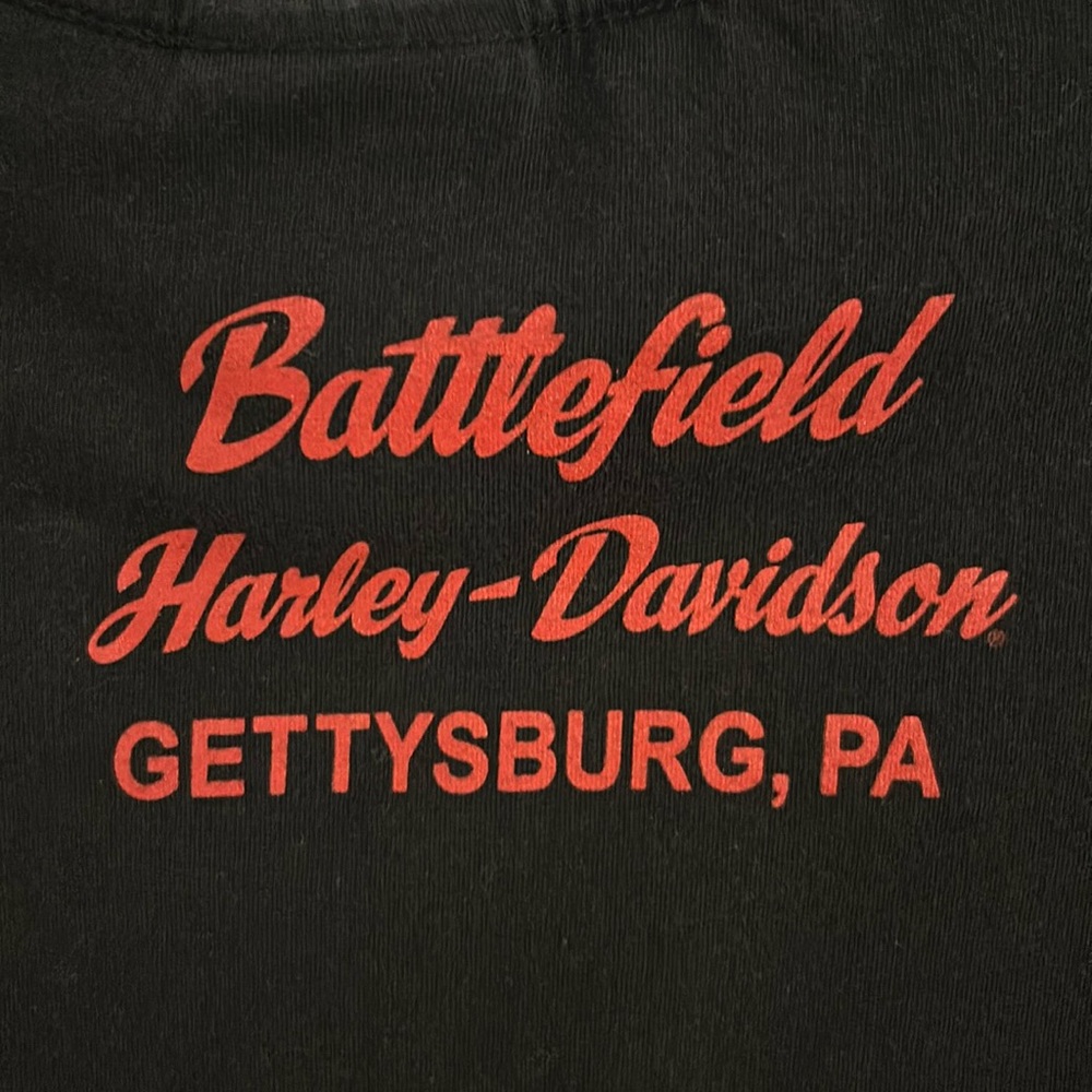 Vintage Women’s Gettysburg Harley Davidson Santa Clause T-shirt Size M. - Picture 3 of 5